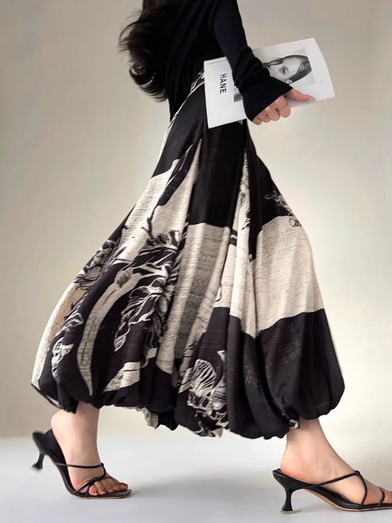 Commense Dresses & Skirts - Commense Bud Waist Side-Zipper Midi Skirt M